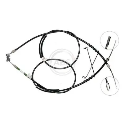 Cable de accionamiento, freno de estacionamiento A.B.S. K17705 Original